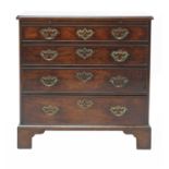 A mahogany bachelor's chest