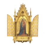 An Italian shrine icon,