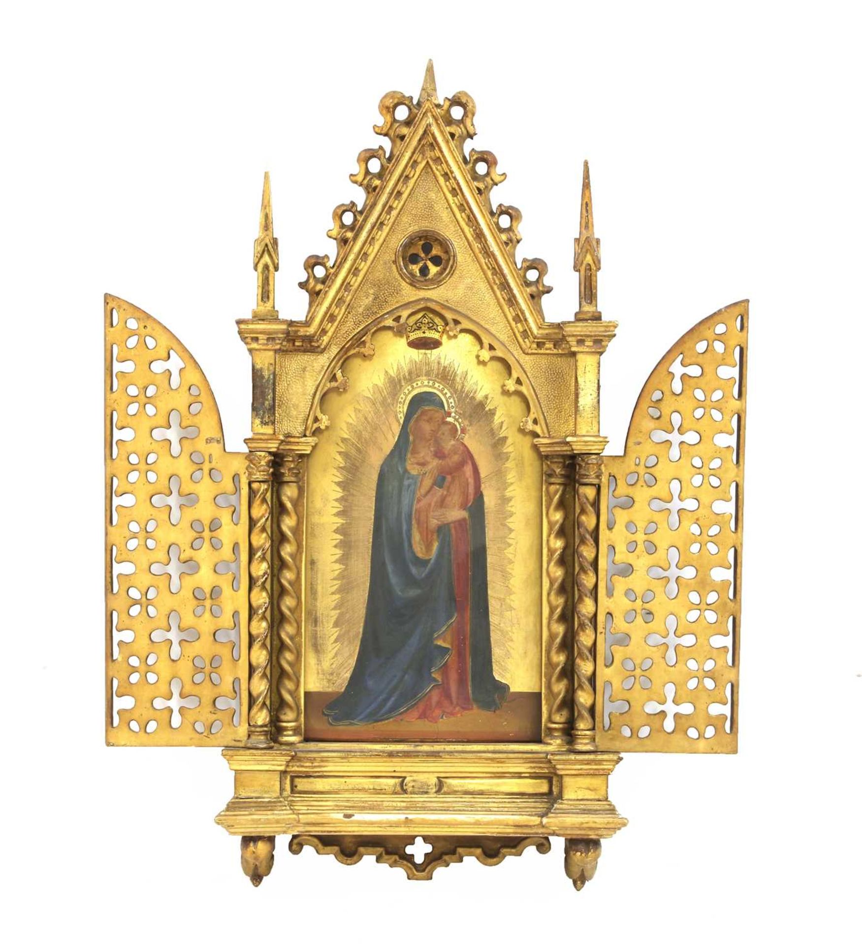 An Italian shrine icon,