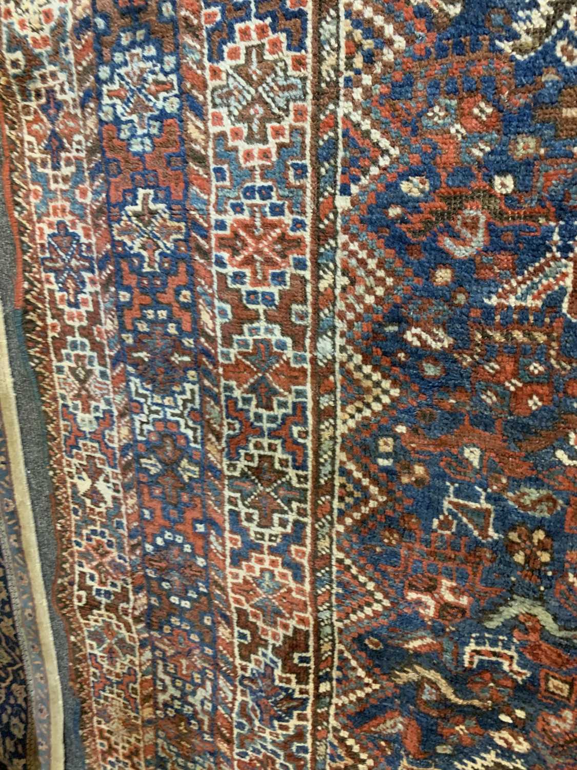 A Persian Khamseh carpet, - Image 13 of 15
