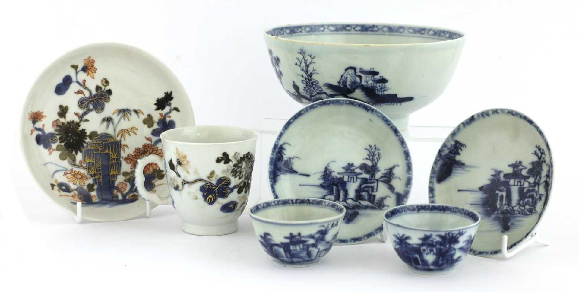 A collection of Nanking Cargo Chinese export porcelain,