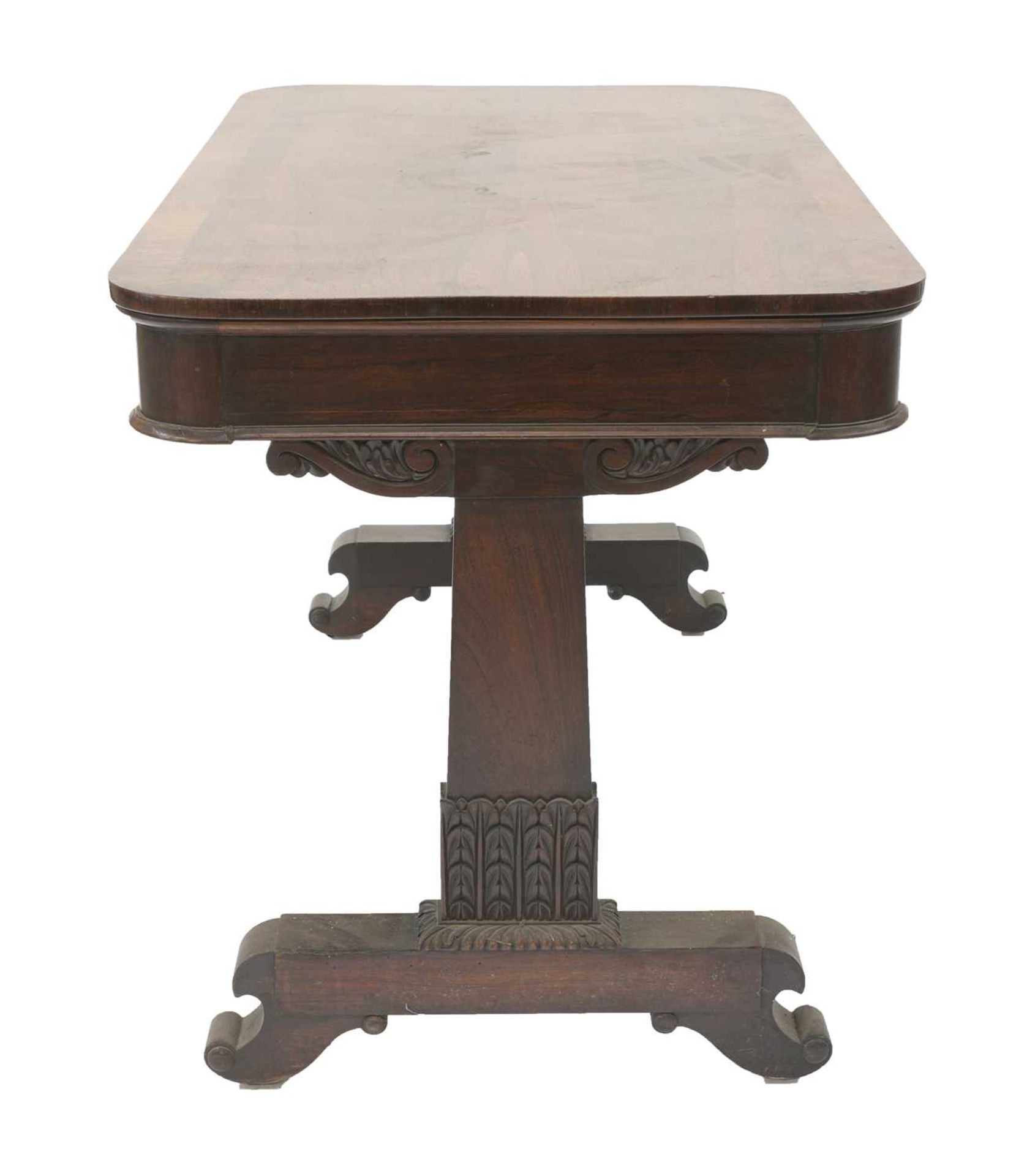 A late Regency rosewood centre table, - Image 3 of 20