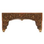 A Chinese bed panel,