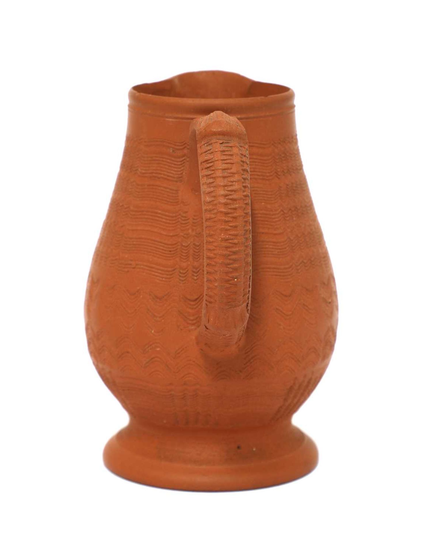 A Staffordshire redware baluster-shaped milk jug, - Image 2 of 4