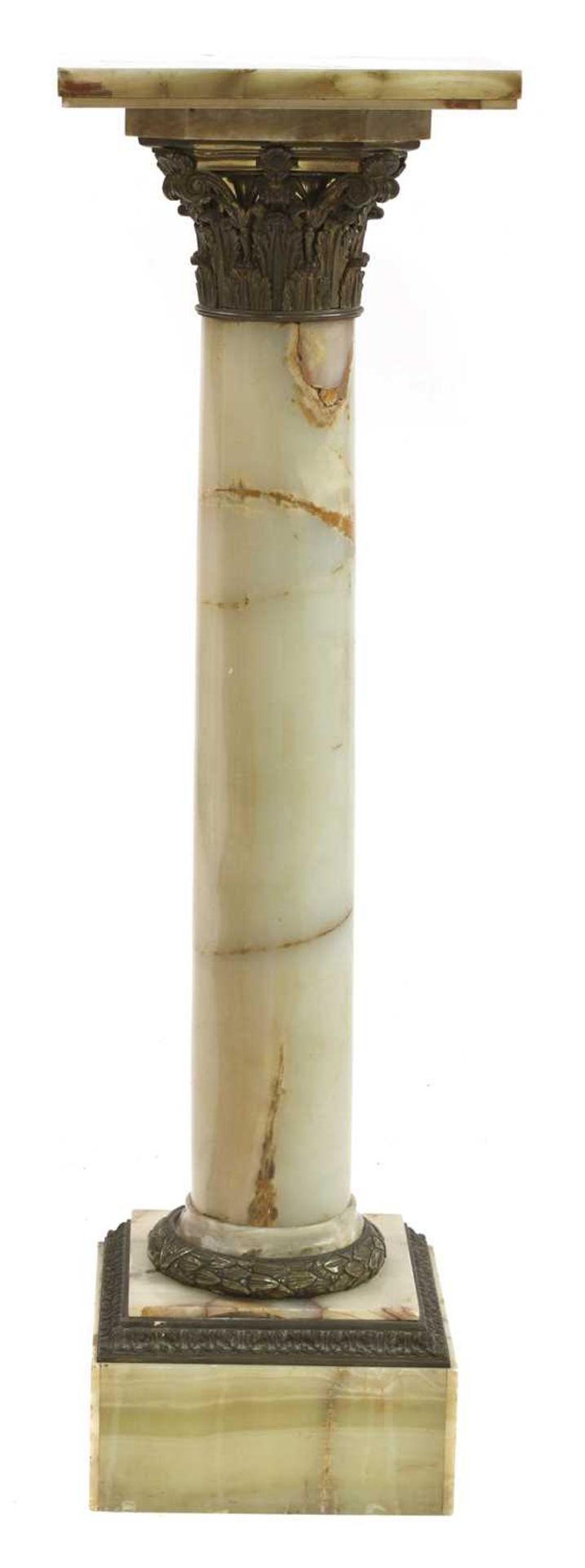 An onyx column,