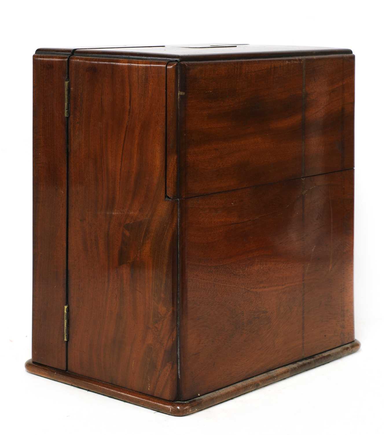 A mahogany cased travelling apothecary cabinet, - Image 4 of 5