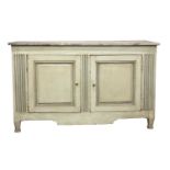 A French painted buffet,