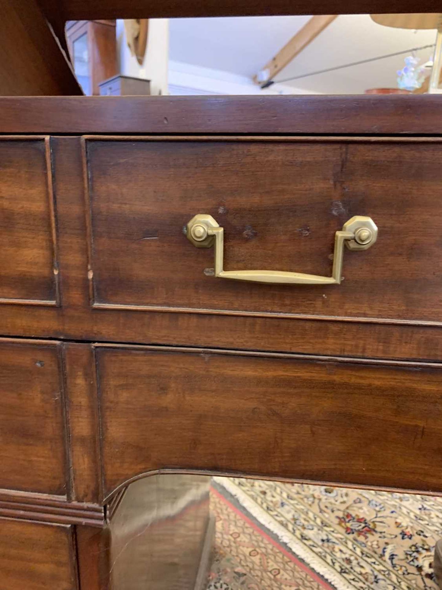 A George III mahogany architect's desk/secretaire, - Image 27 of 30