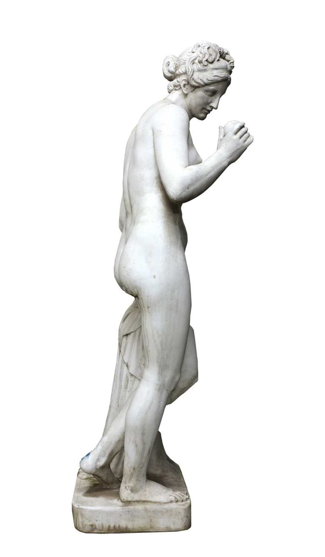 A composite garden statue of Venus with the Apple, - Image 5 of 10