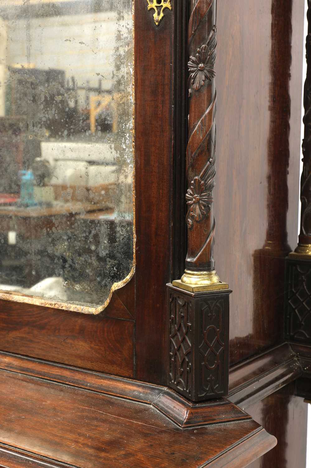 A Chippendale period mahogany secretaire bookcase, - Image 9 of 9