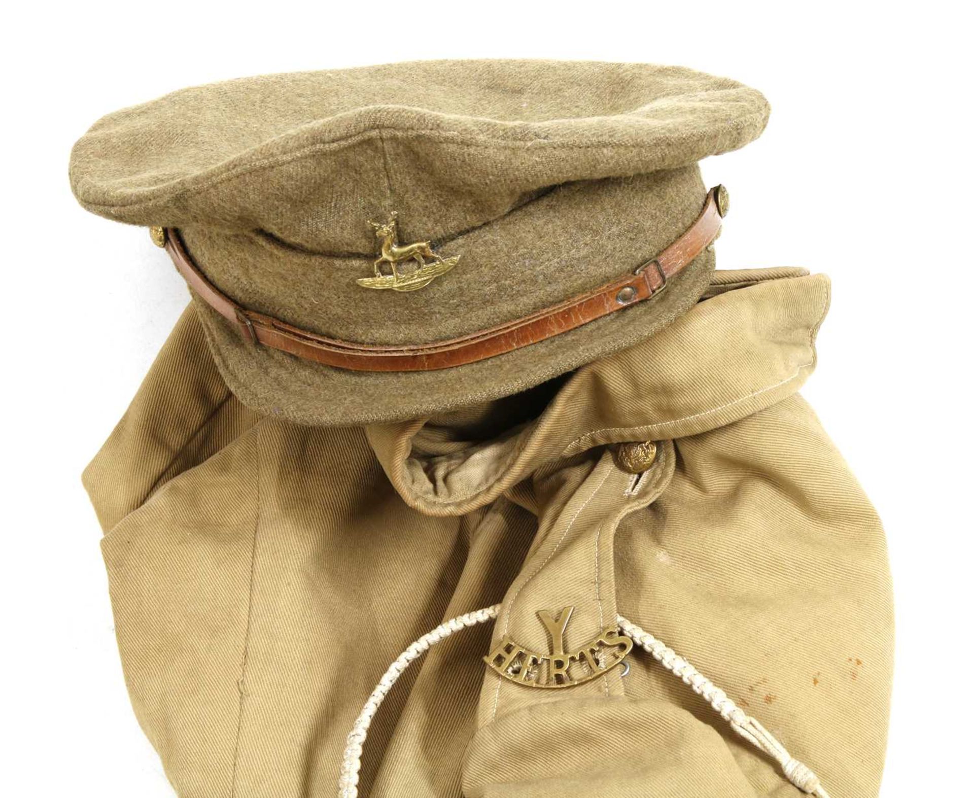 A WWI Hertfordshire Yeomanry slouch cap, - Image 2 of 18