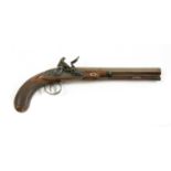 A flintlock duelling pistol by John Manton,