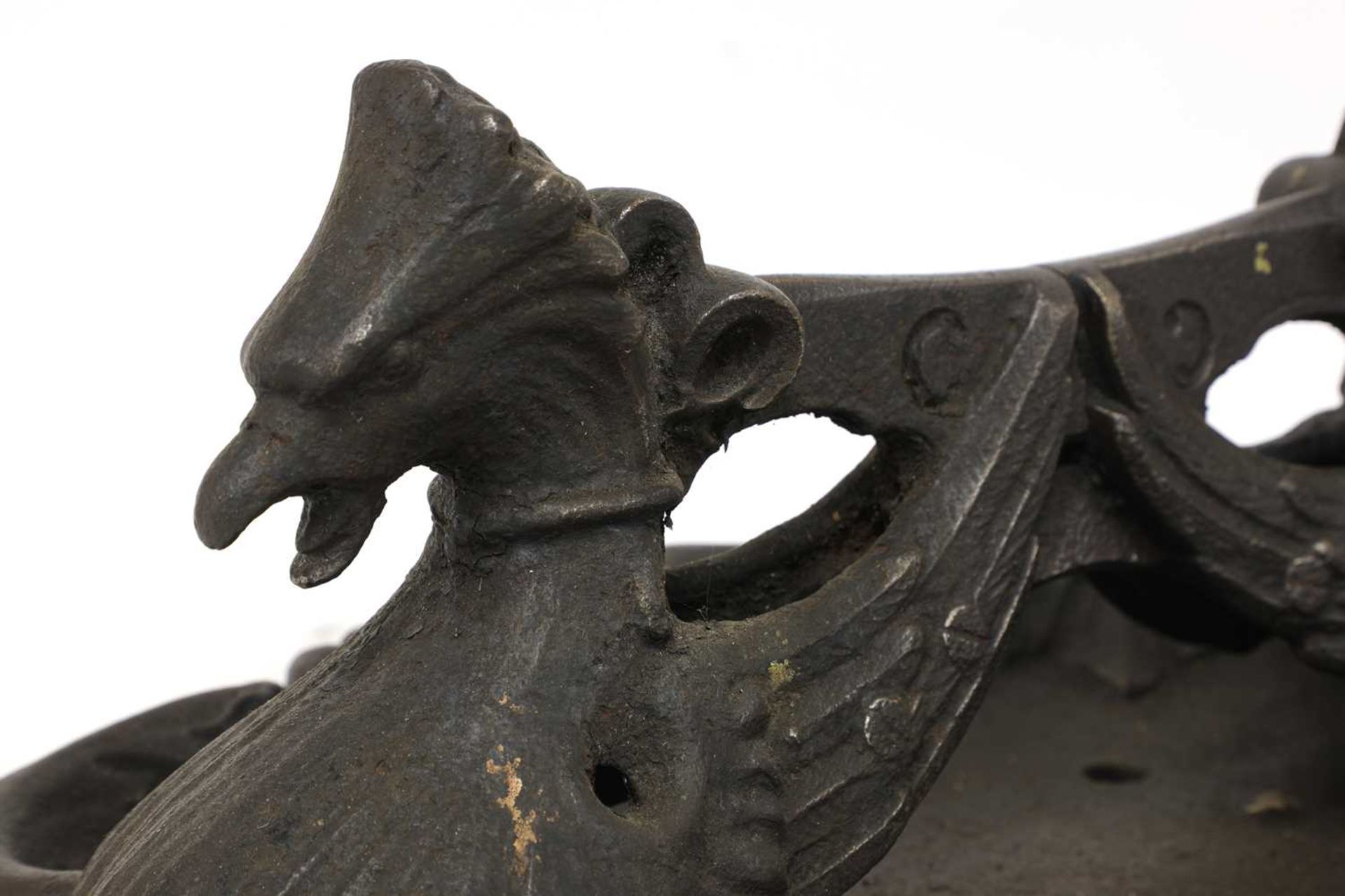 A cast iron boot scraper by Coalbrookdale, - Image 2 of 3