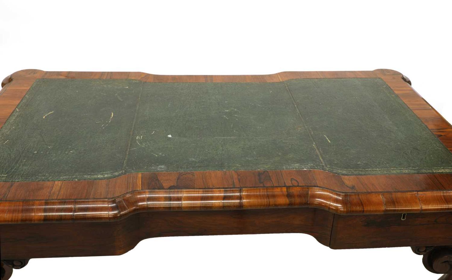 A goncalo alves library table, - Image 4 of 7