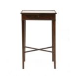 A rosewood side table,