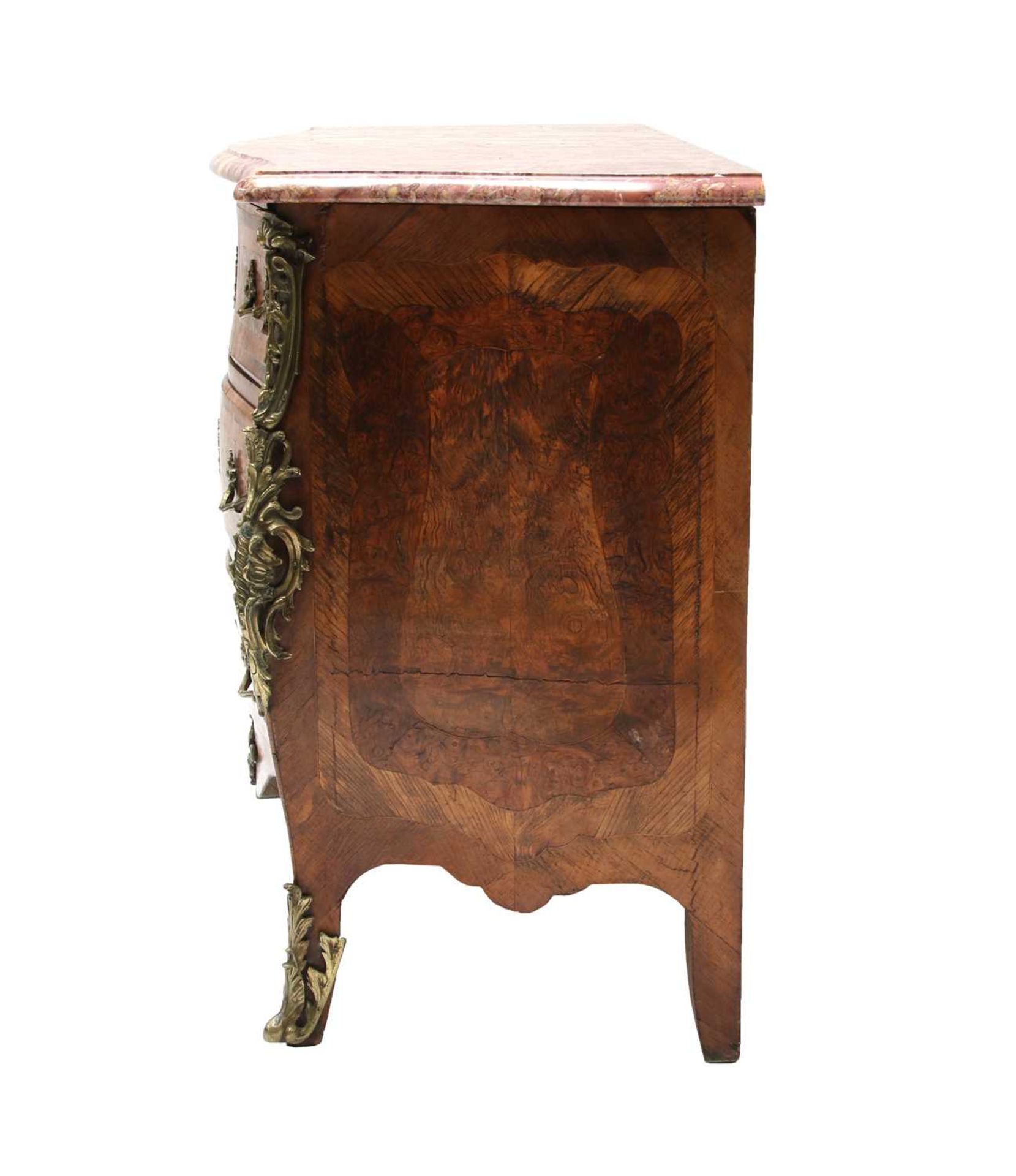 A French Louis XVI walnut commode, - Image 3 of 8