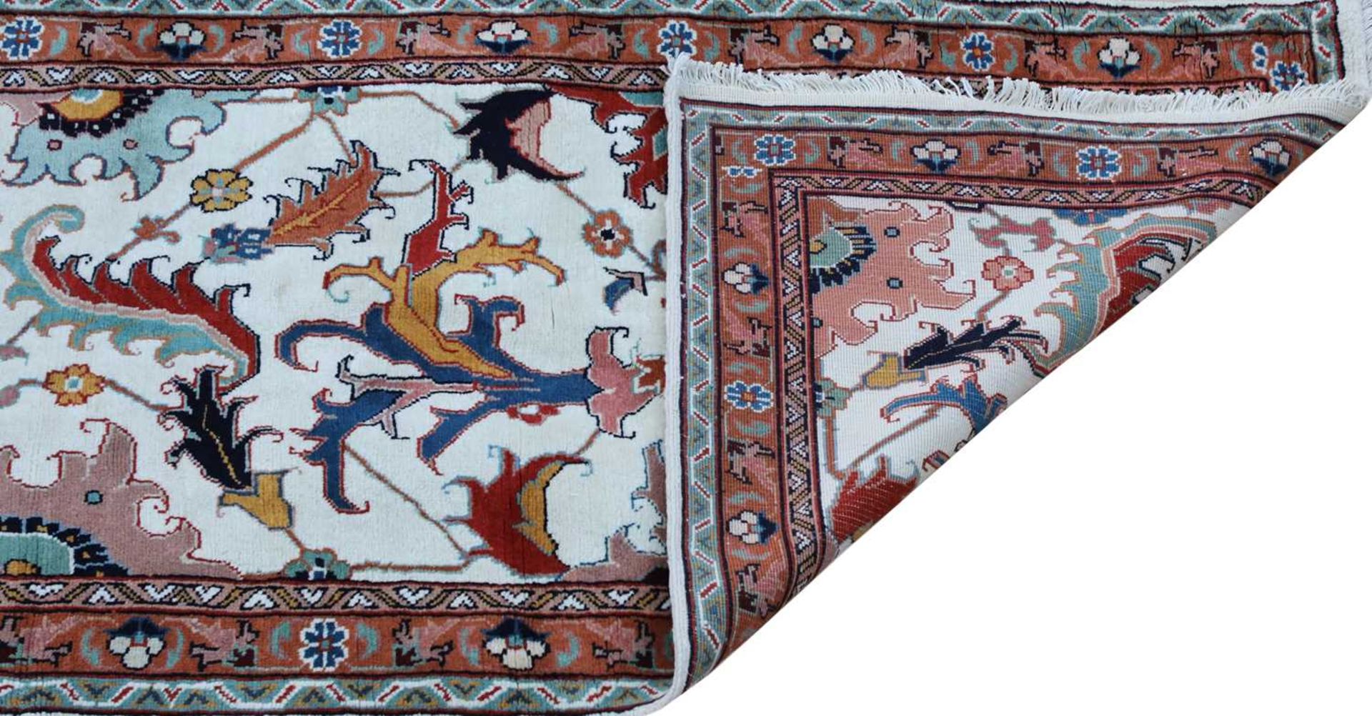 A Persian Heriz runner, - Image 3 of 3