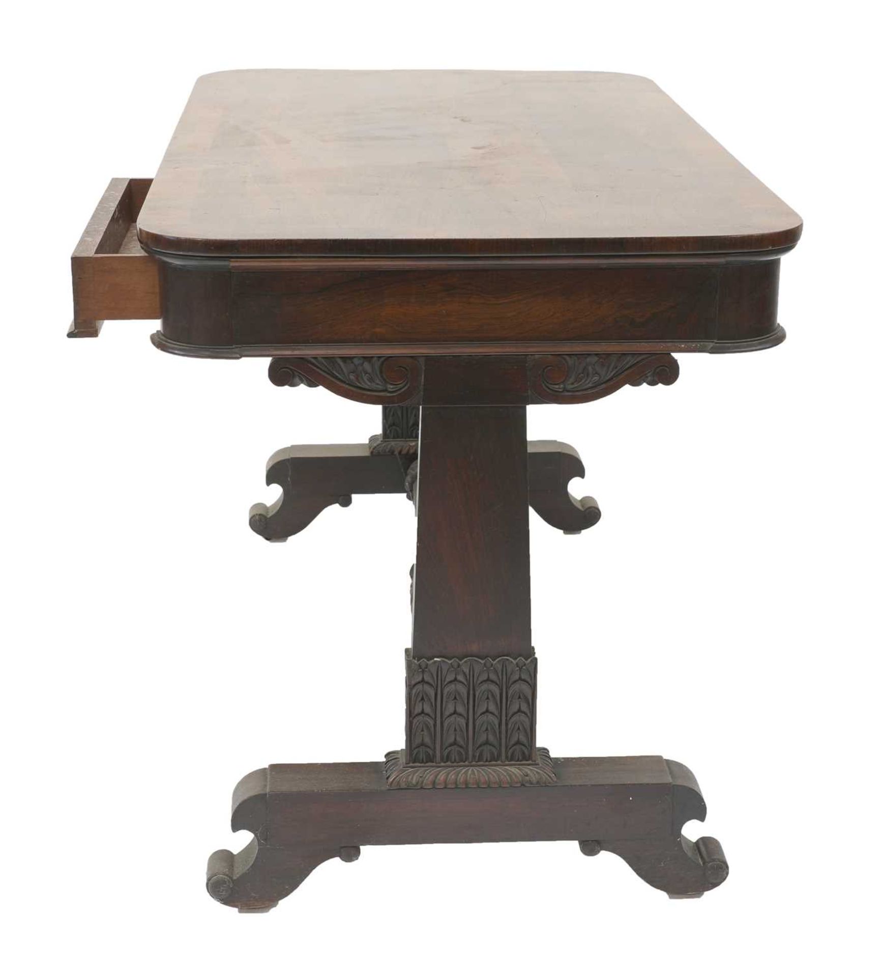 A late Regency rosewood centre table, - Image 5 of 20