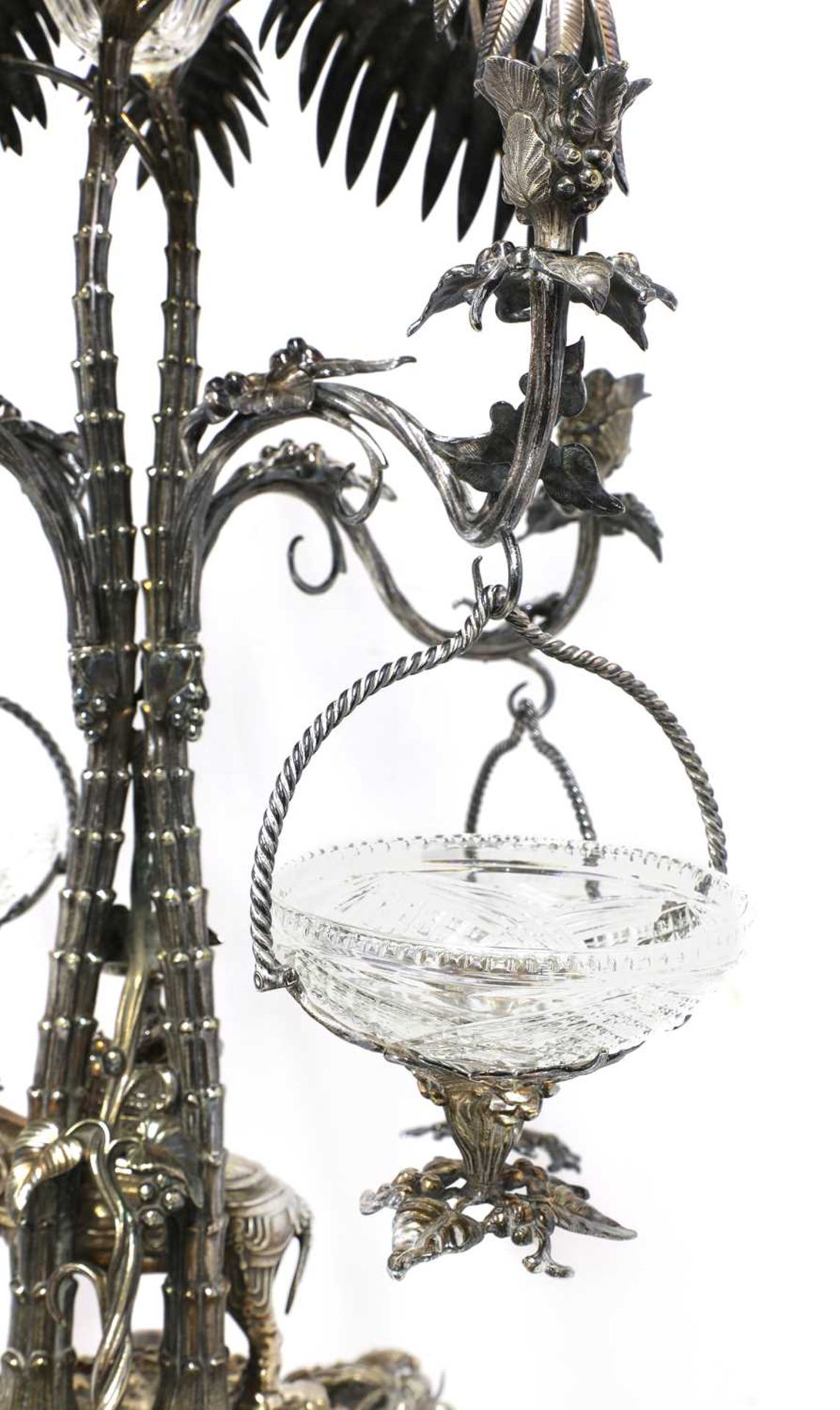 A Victorian silver-plated centrepiece, - Image 3 of 14