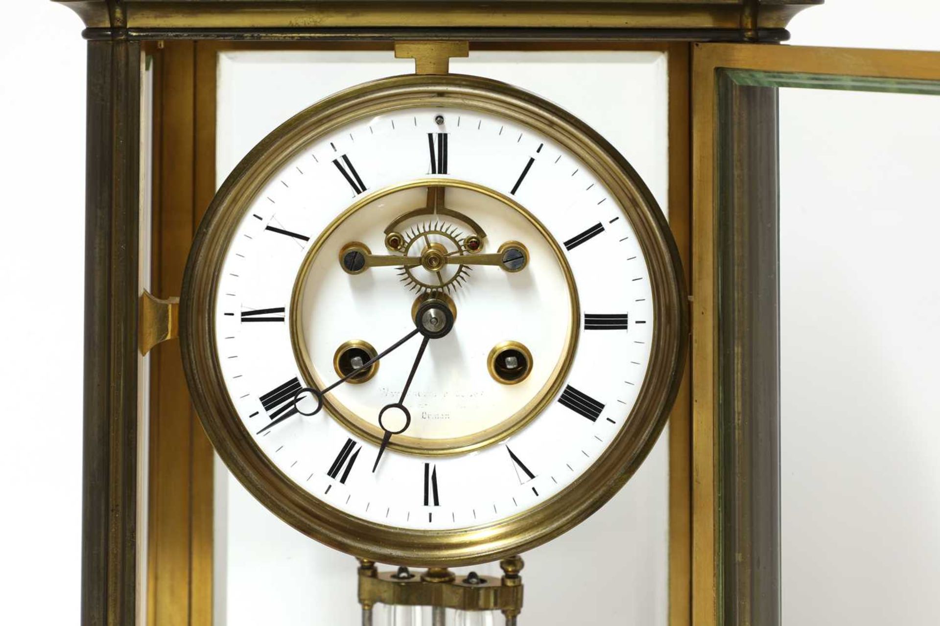 A four-glass mantel clock, - Image 2 of 5