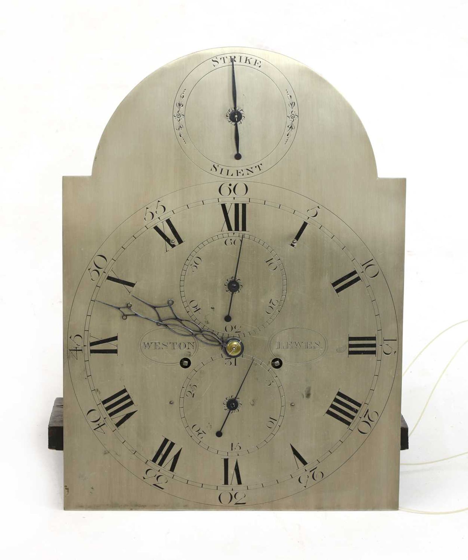 A mahogany longcase clock by Abraham Weston, Lewes, - Image 3 of 50