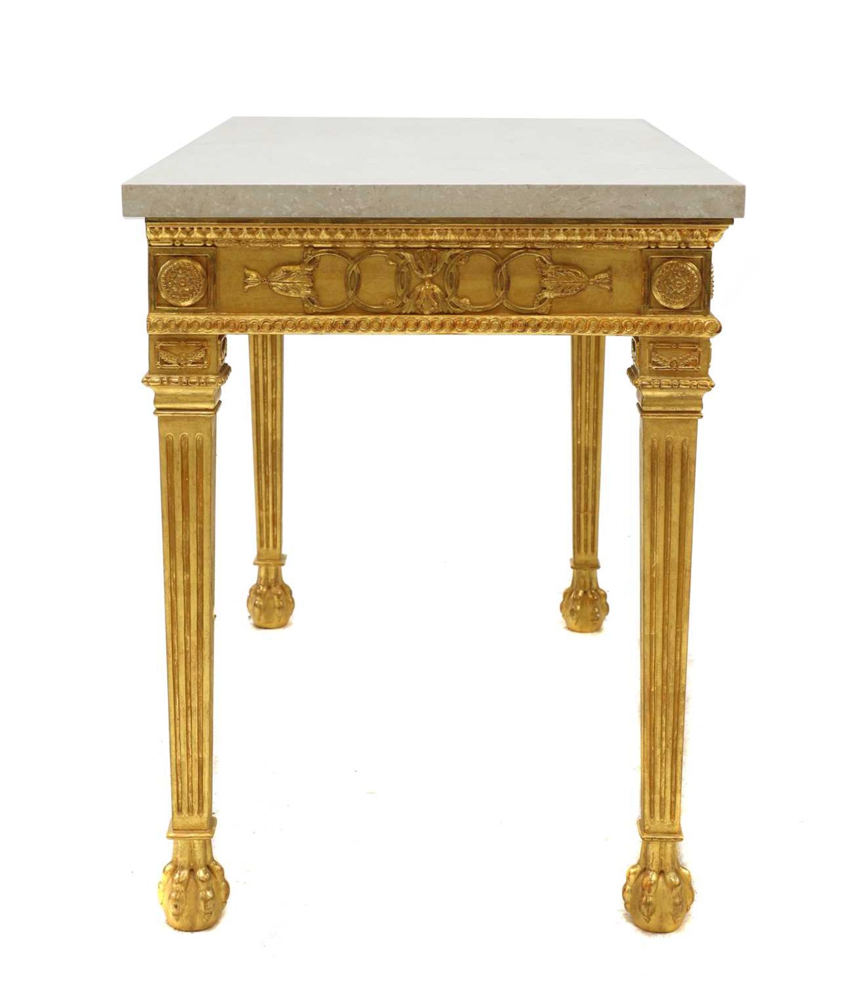 A pair of giltwood console tables - Image 4 of 13