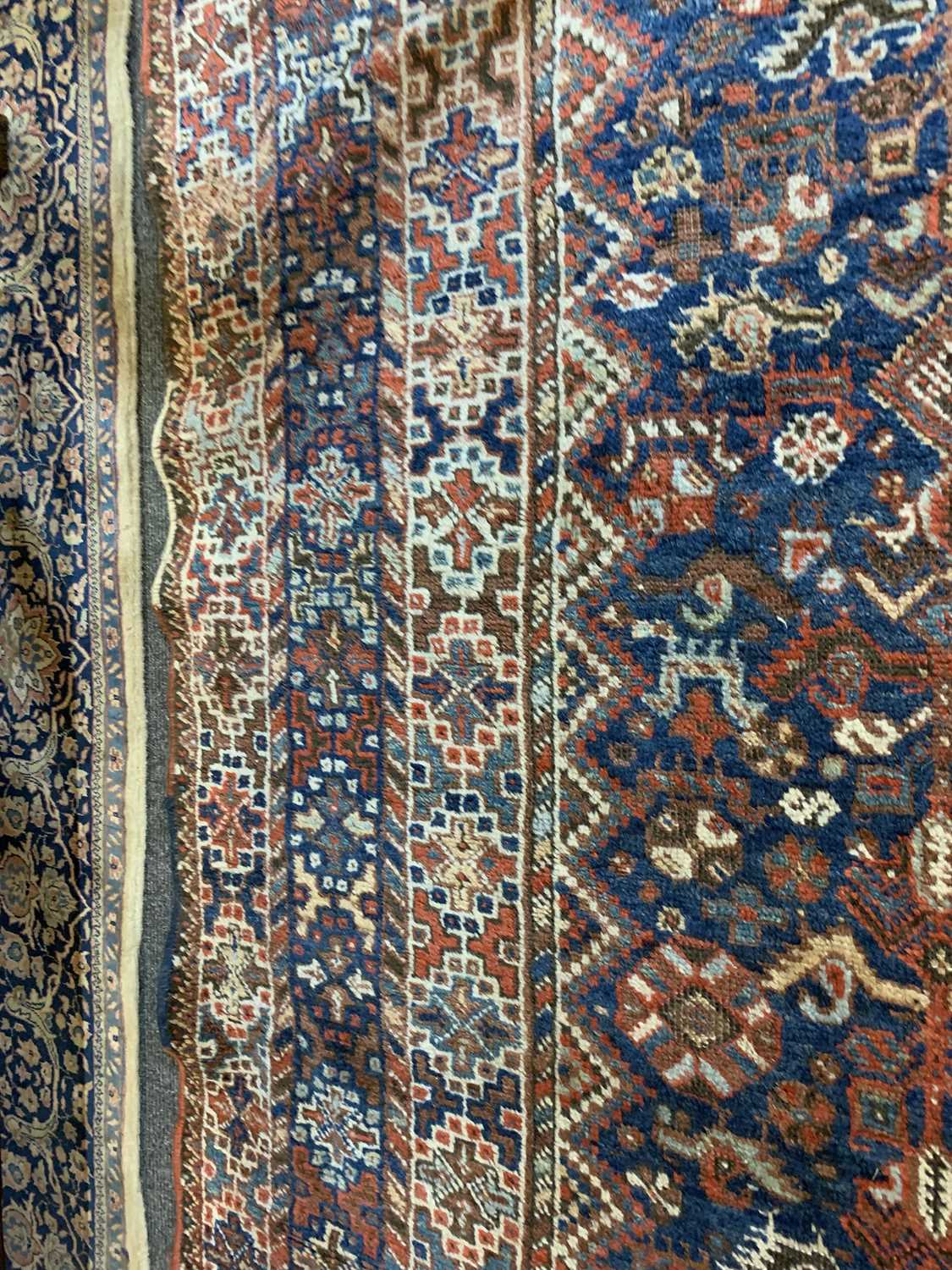 A Persian Khamseh carpet, - Image 4 of 15