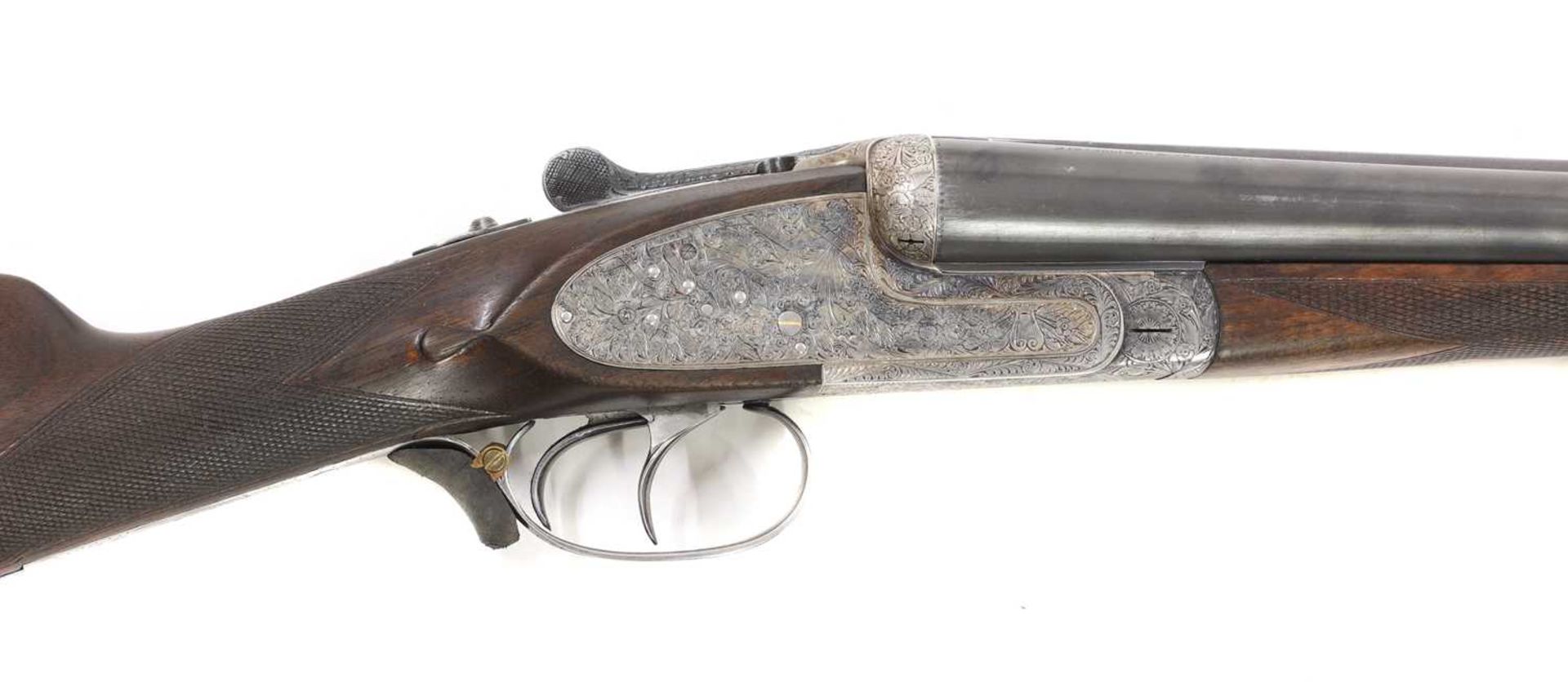 An AYA 'XV' 12 bore double-barrelled sidelock ejector shotgun, - Image 2 of 4