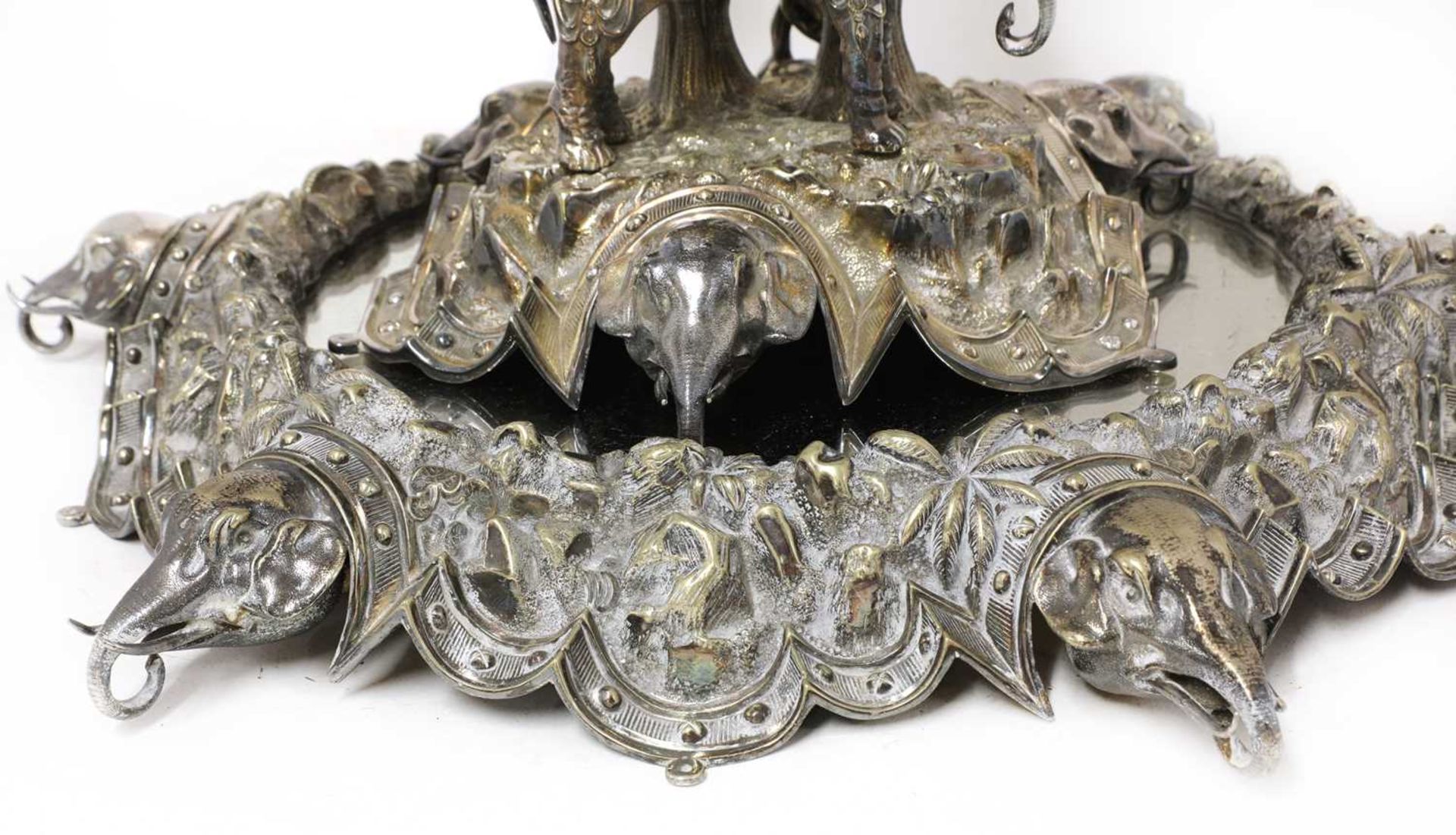 A Victorian silver-plated centrepiece, - Image 9 of 14