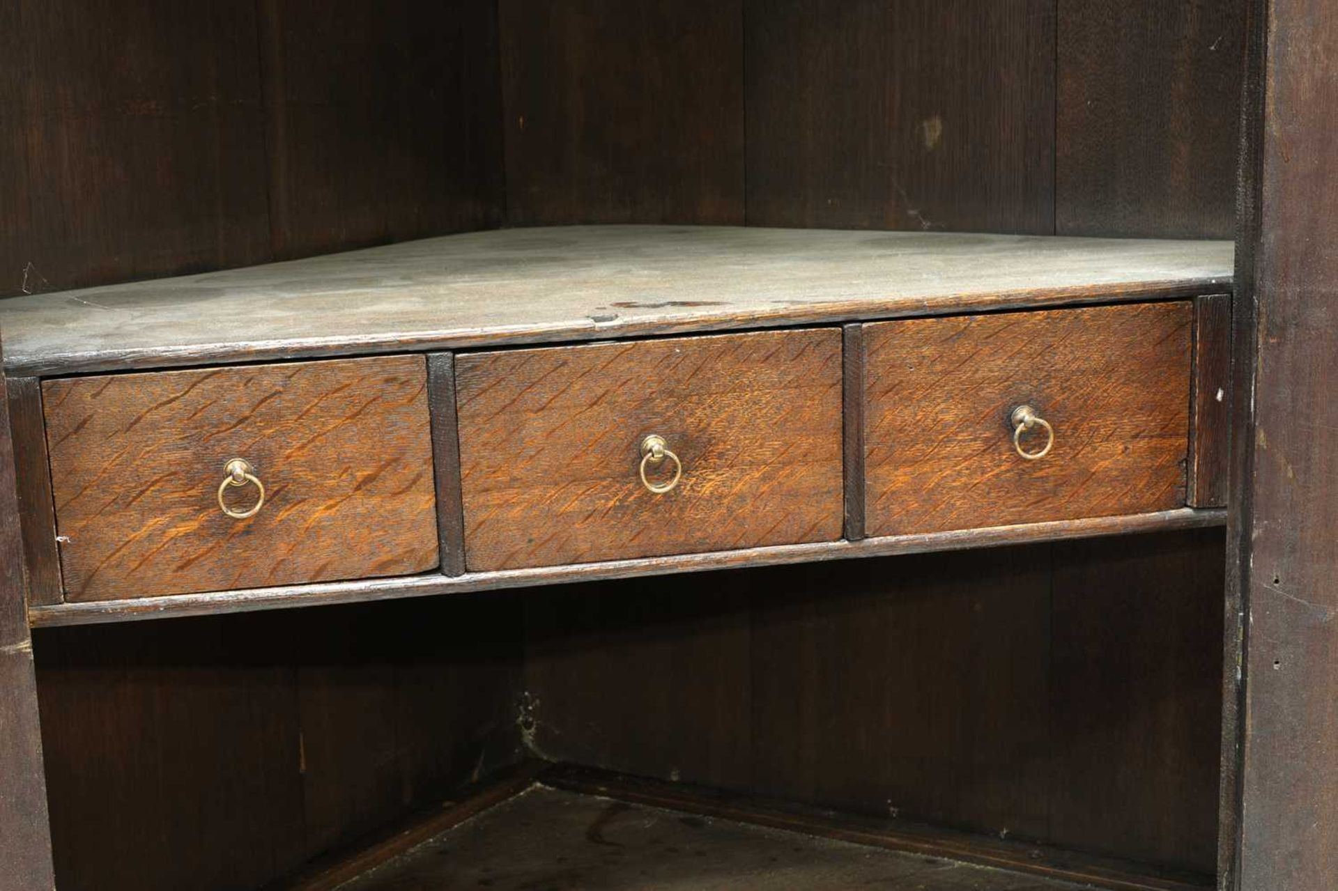 A George III mahogany standing corner cabinet, - Image 6 of 6