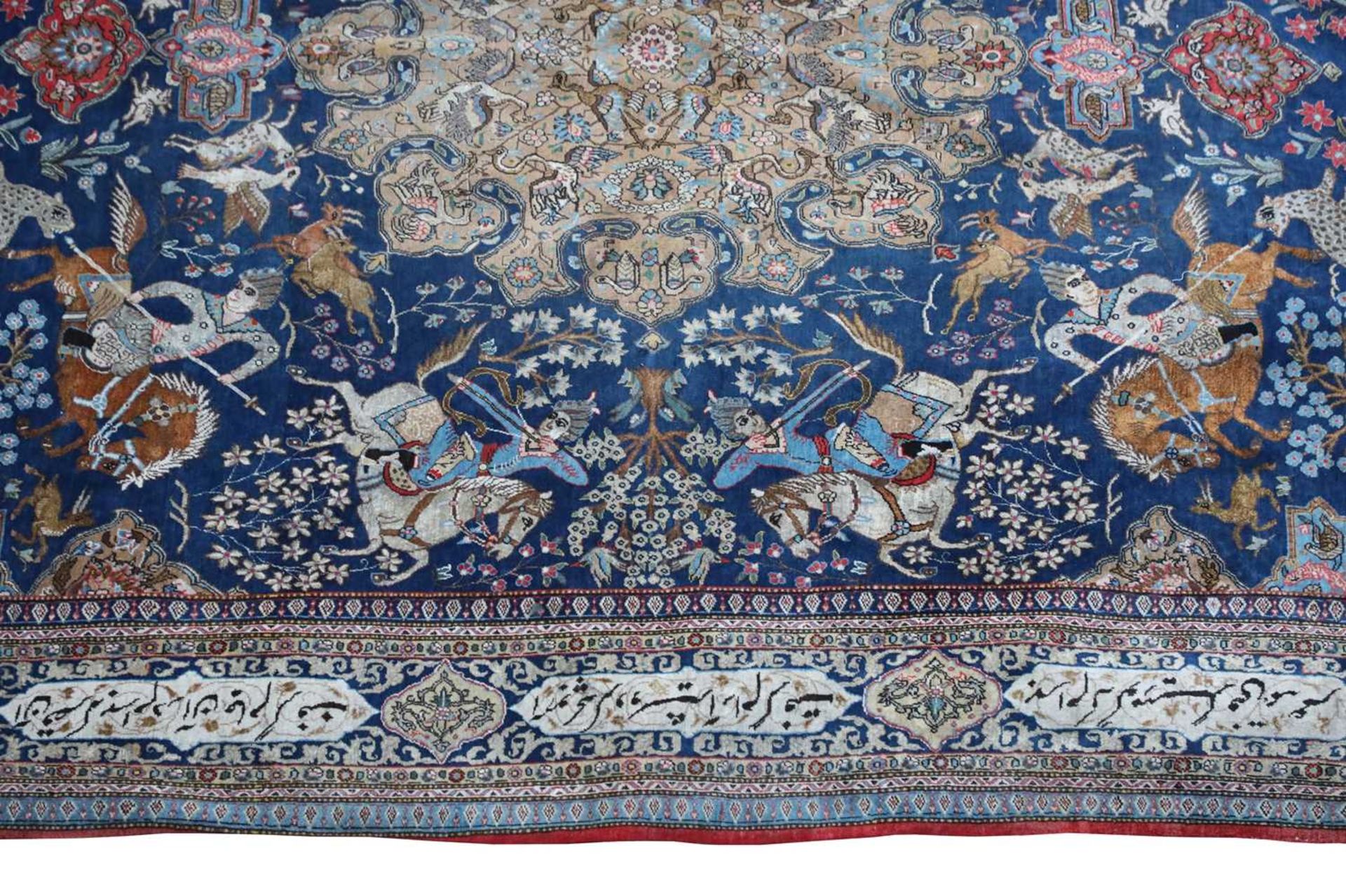 A Tehran Qum carpet, - Image 5 of 25