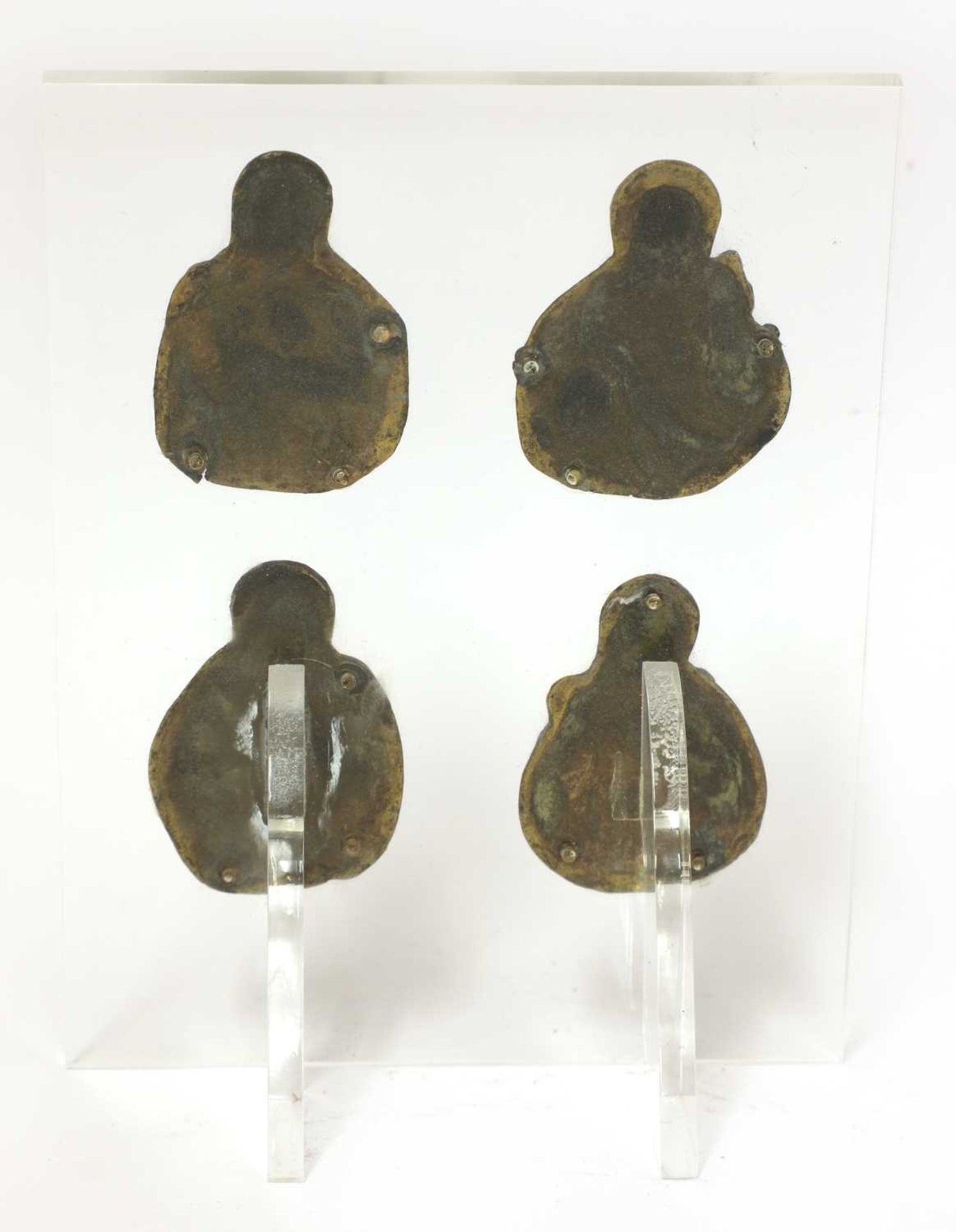 A set of four bronze reliquary mounts, - Image 2 of 2