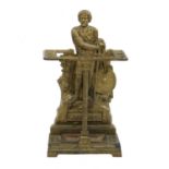 A Scottish cast iron stick stand,