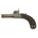 A percussion pocket pistol,