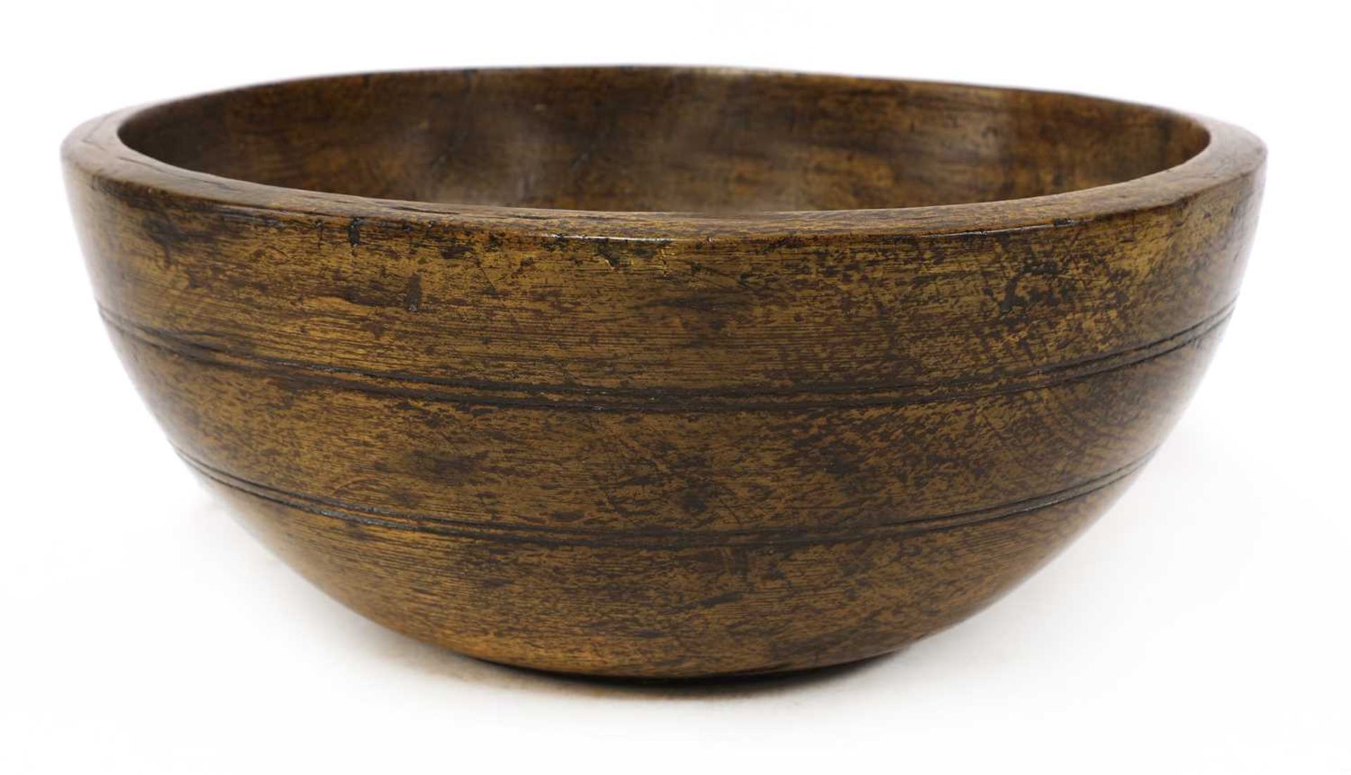 A large sycamore dairy bowl, - Image 3 of 4