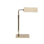 A Ralph Lauren chrome desk lamp,