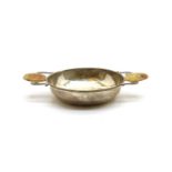 A Portuguese .925 silver twin handled bowl,