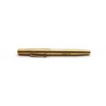 A 9ct gold fountain pen