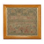 A Regency needlework sampler,