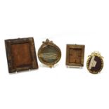 A collection of various portrait miniatures