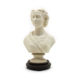 A Copeland Parian bust of Alexandra Princess of Wales,