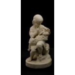 A parian figure 'Go to Sleep'