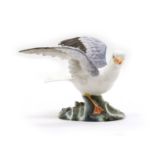 A Crown Staffordshire Seagull,