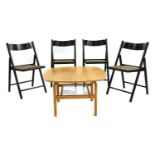 Four Habitat folding chairs,