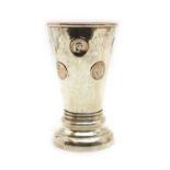 An Old Sheffield plated wager cup,