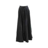 A Ralph Lauren 'Collection' black silk full length evening skirt