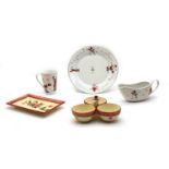 A collection of Christmas World and similar dinner wares,