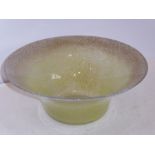 An early 20th century Vasart Studio glass bowl circa 1920s (engraved signature to underside),