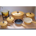 A good selection of Le Creuset enamelled kitchenware to include a large oval two-handled tureen, a