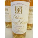 Eight half-bottles: Château Doisy-Daëne 2005 - Denis Dubourdieu - Barsac